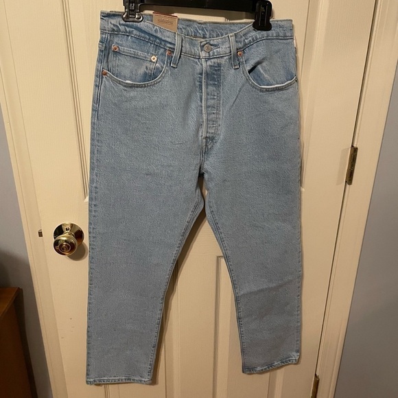New Levi’s 501 High Rise Straight Leg Ankle - Picture 3 of 9